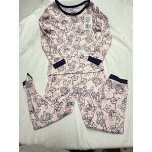 Disney  Girl’s Character 100 2-Piece Pajama Set Size 6 Soft & Cuddly